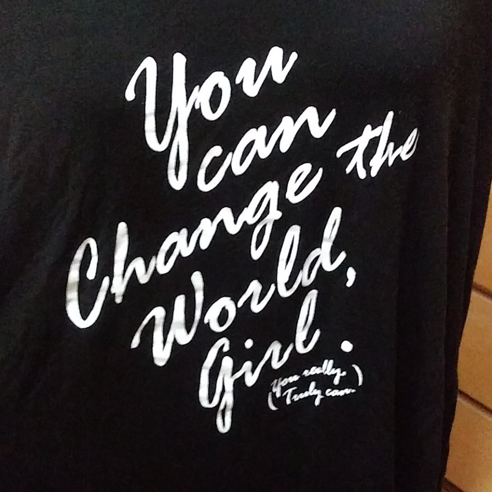 Change the world tee